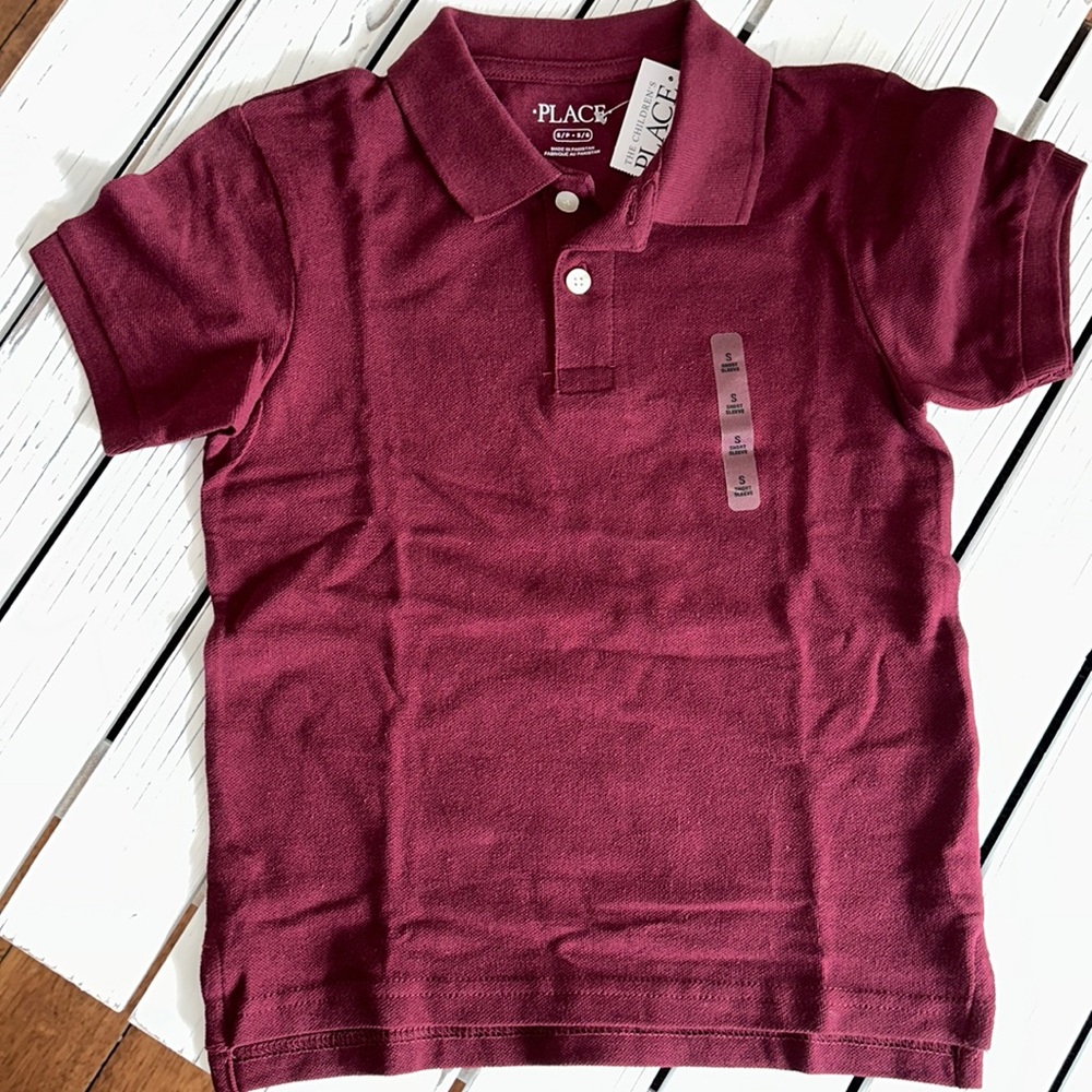 Burgundy Polo shirt